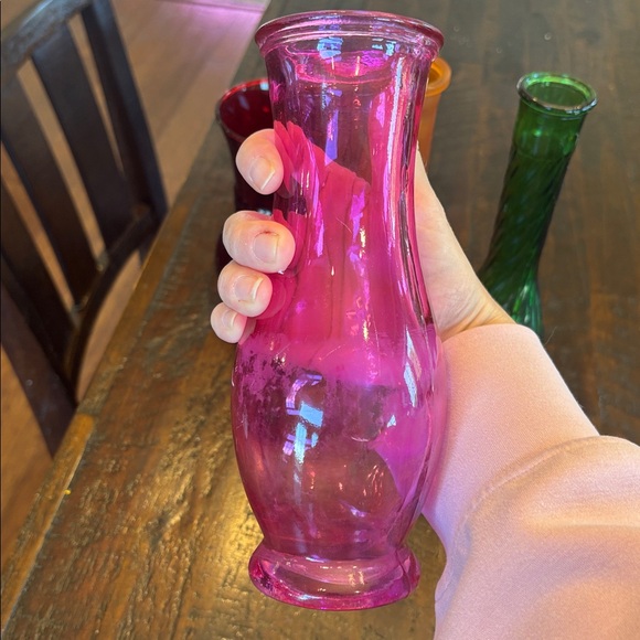 Colorful Glass Vase Set - Picture 3 of 6
